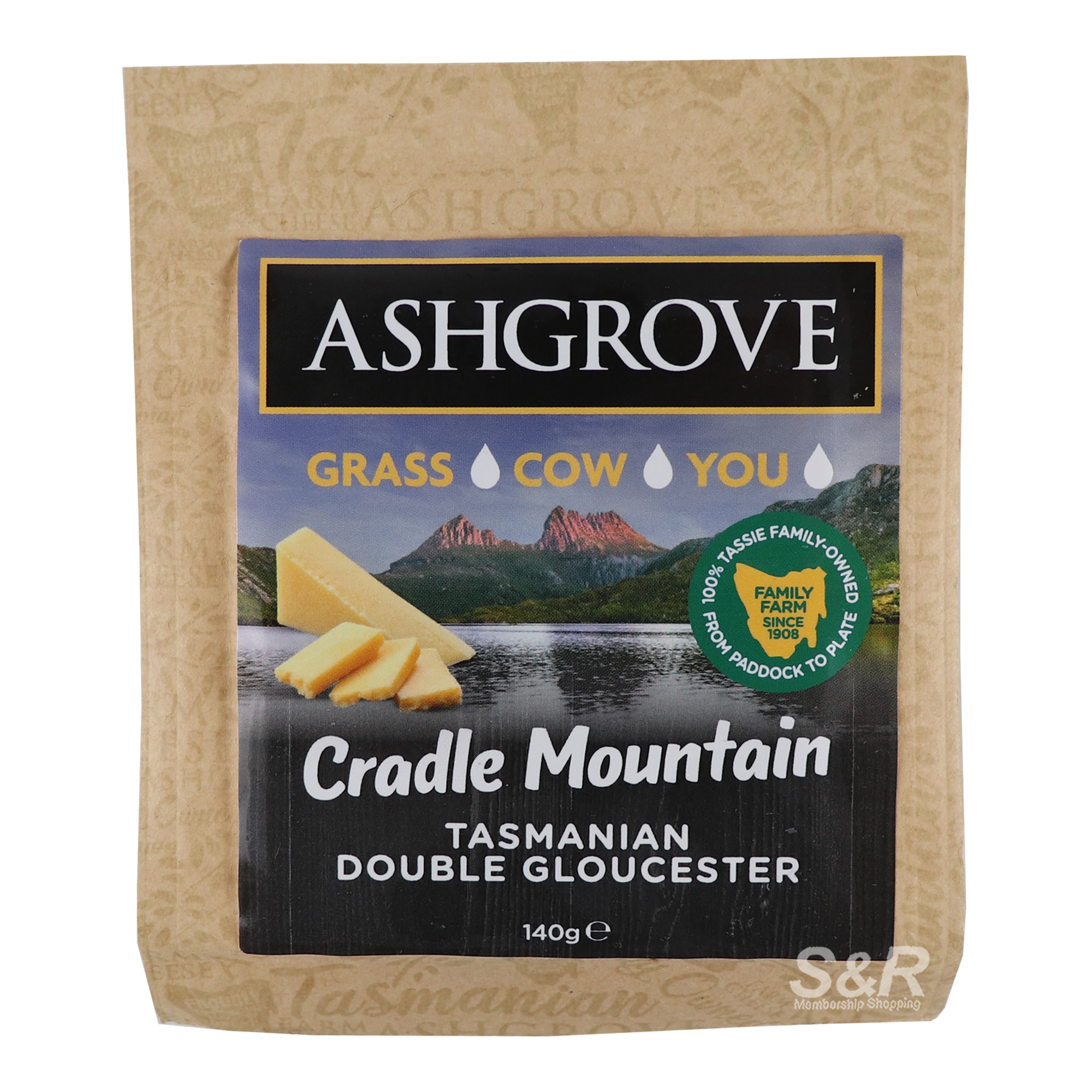 Ashgrove Franklin Cradle Mountain Tasmanian Double Gloucester 140g